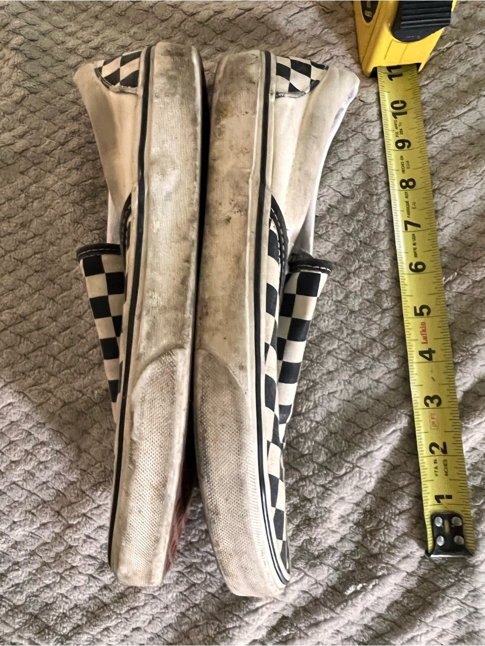 Vans Kids Black and White Checkerboard Slip-On Sneakers